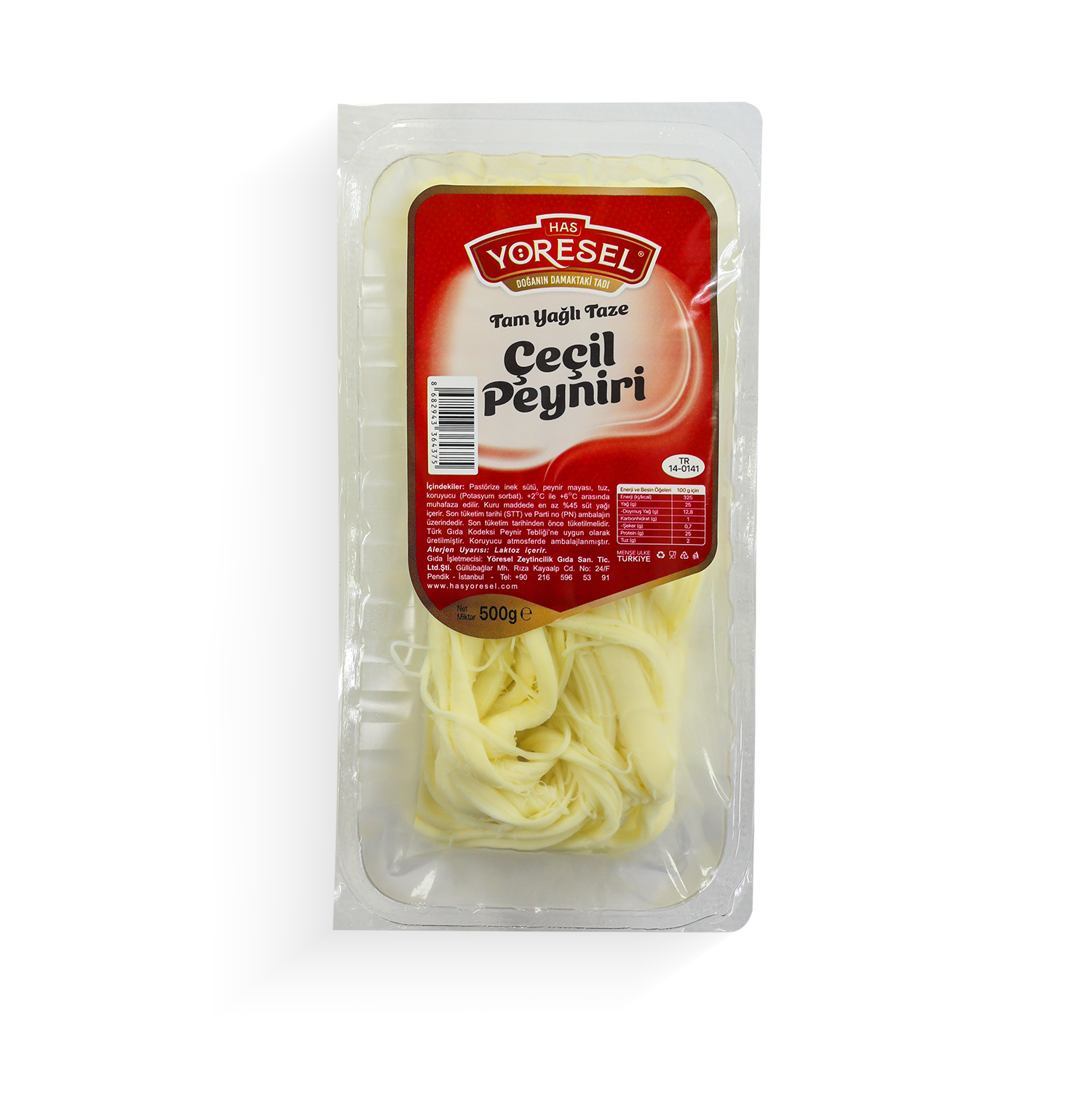 Tam Yağlı Taze Çeçil Peyniri - 500gr