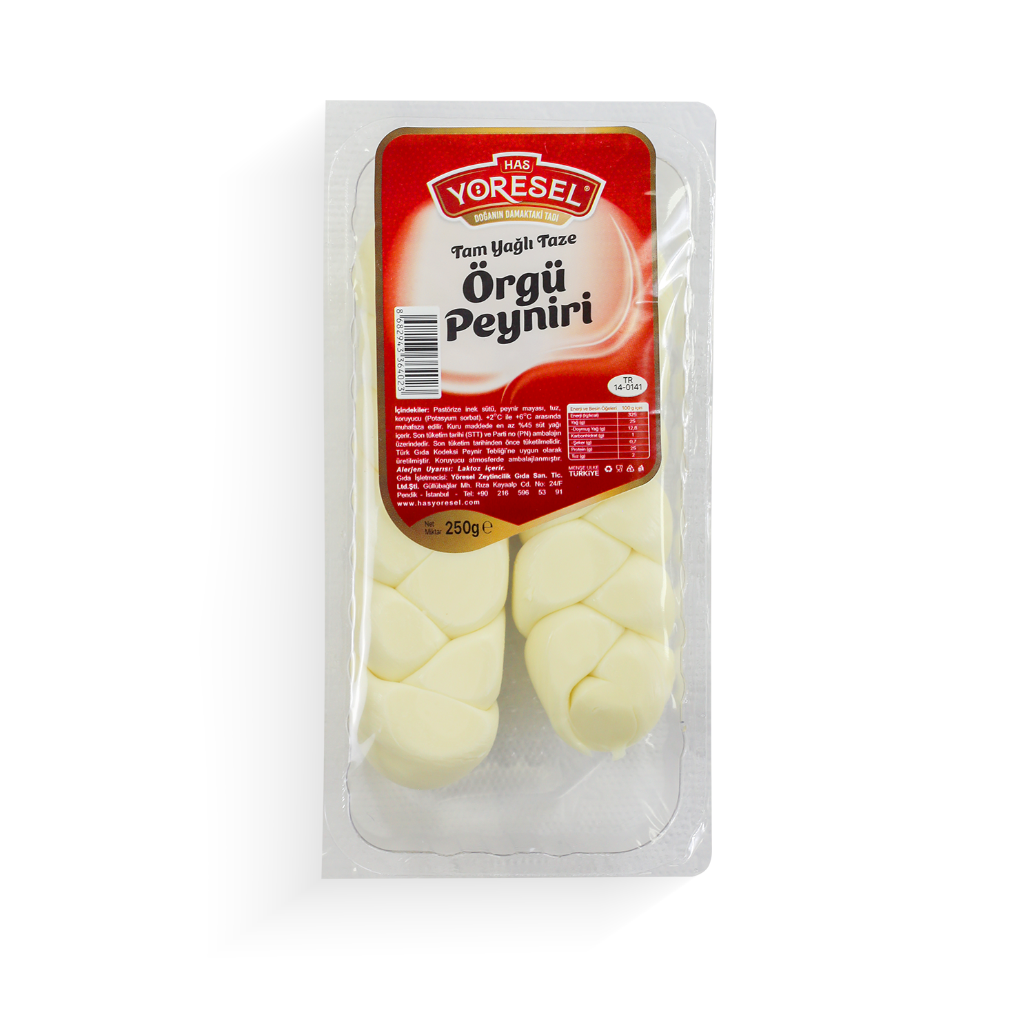 Tam Yağlı Taze Örgü Peyniri - 250gr